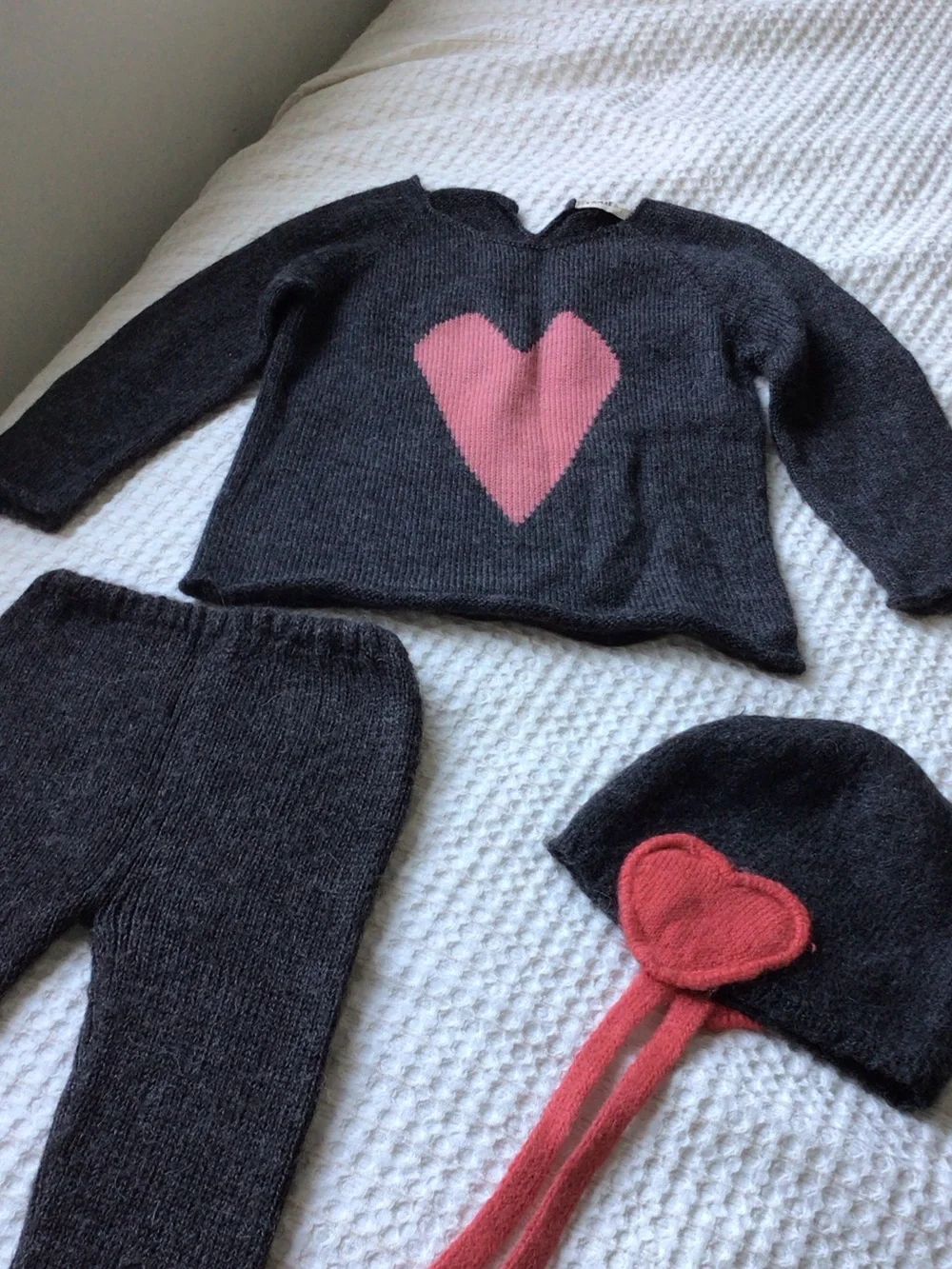 Oeuf Black Hat with Red Ear Flaps - Kids